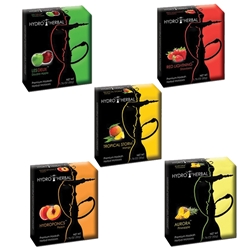 Hydro Aroma Fibers 50g X 5 PACK - 250g: Double Apple, Strawberry, Mango, Peach & Pineapple - PACK A